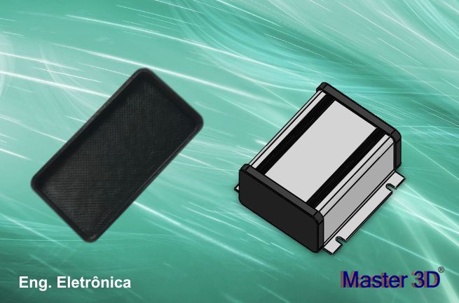 Tampa Cx. Aluminio 3D